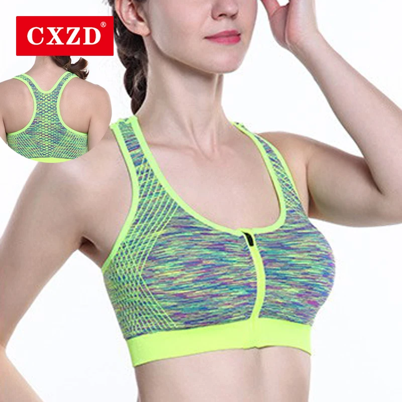 CXZD спортивный бюстгальтер Топ пуш ап фитнес Бюстгальтер для занятий йогой нижнее