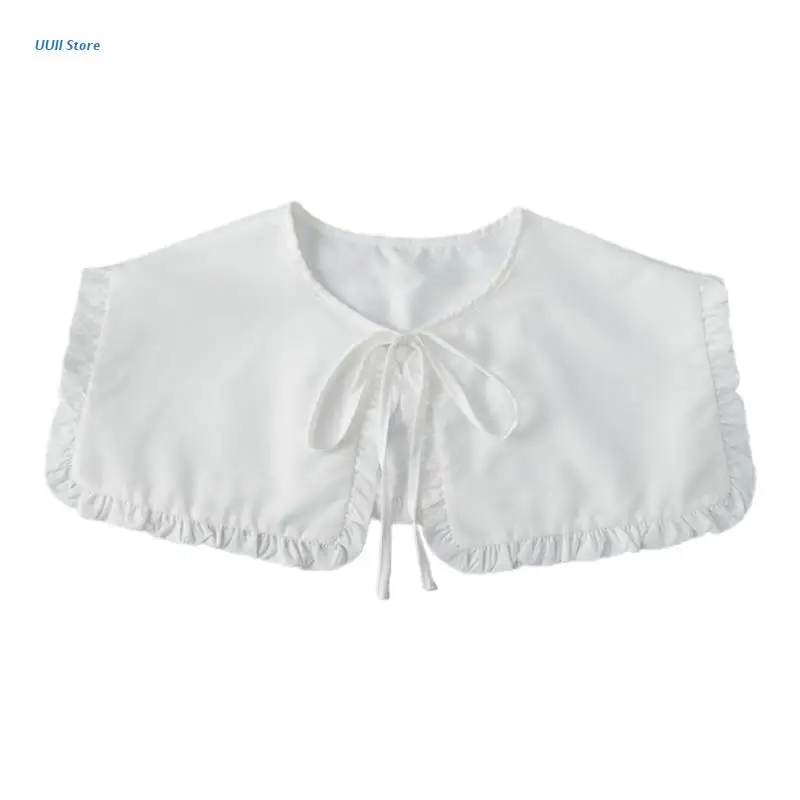 

Front Detachable Collar Fake Women Vintage Ladies False Blouse Half Shirt