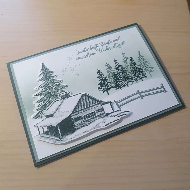 2 шт./лот рождественские сезоны Хэллоуин 2021 штампов и Имбирные белки Pinecone Holly