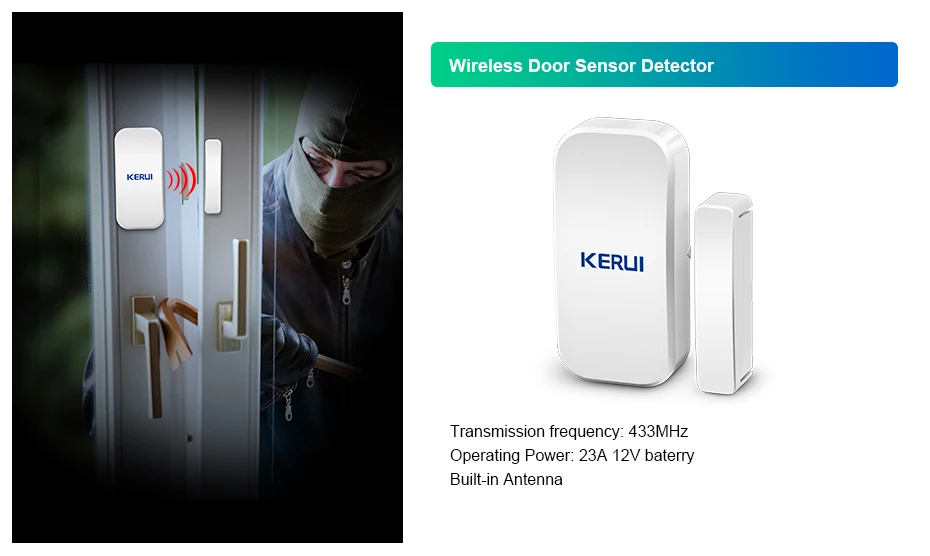 KERUI W20 новая модель беспроводная сенсорная панель WiFi GSM система охранной сигнализации приложение RFID карта Wifi IP камера умная розетка сирена