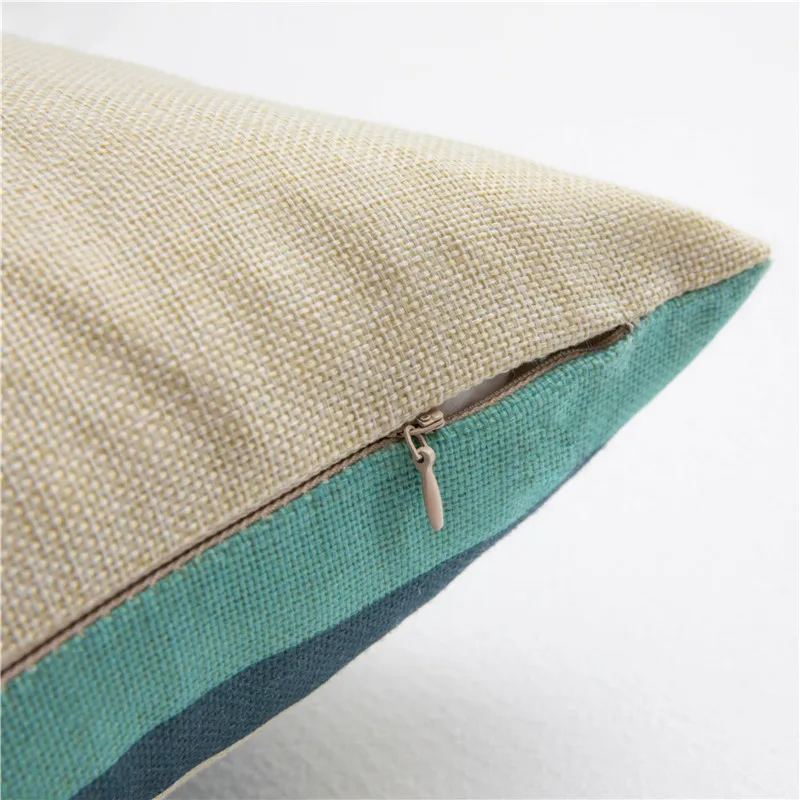Topfinel Geometric Decorative Throw Pillows Cases Linen Cotton Cushion Cover Creative Decoration for Sofa Car covers 45X45cm | Дом и сад
