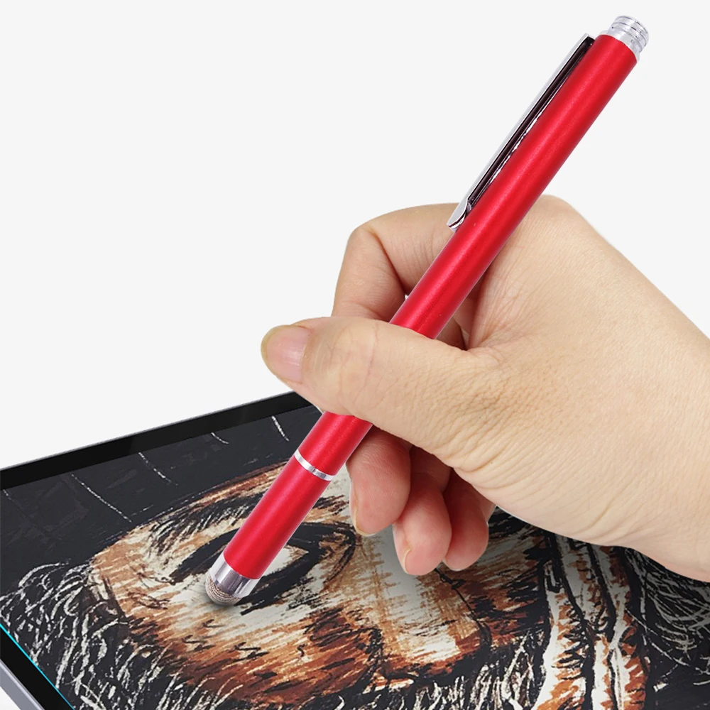 

Universal Stylus Pen Mobile Phone Tablet Touch Pencil Fiber Nib Drawing Writing Gaming Replaceable Tips Capacitive Screen Stylus