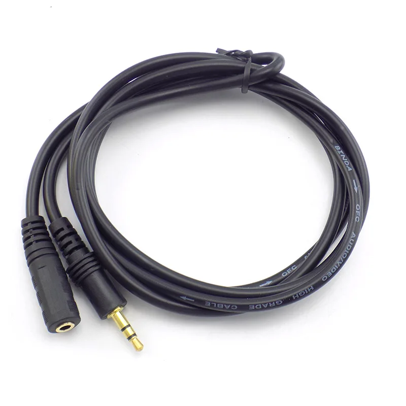 1.5/3/5/10M Male to Male 3.5mm Stereo Jack Male to Female Plug  Audio Aux Extension Cable Cord for Computer Laptop MP3/MP4 images - 6