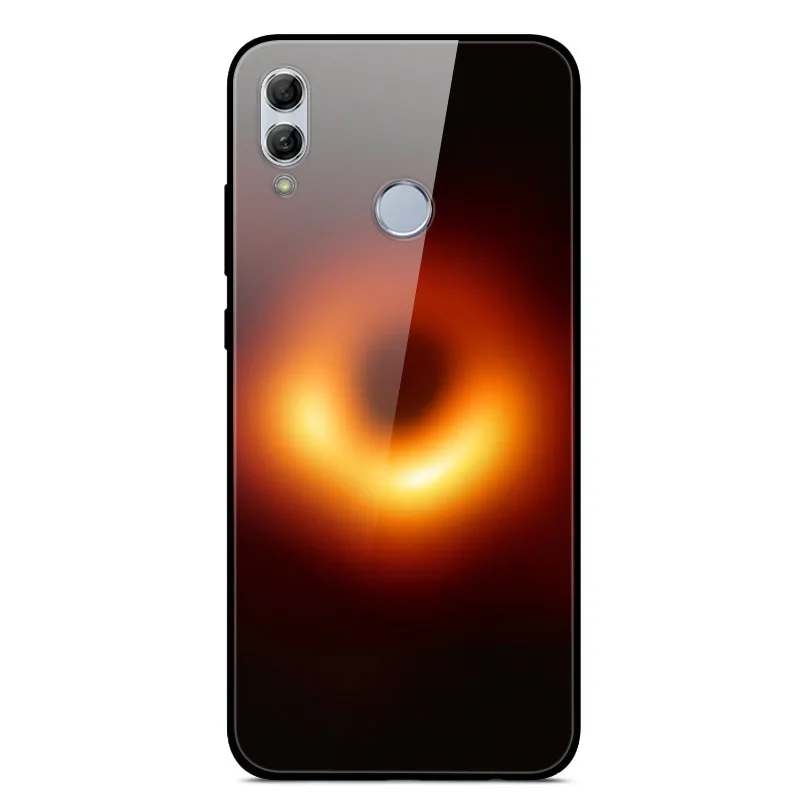 Чехол для huawei Honor 10 Lite с милым узором, стеклянный чехол на заднюю панель, Жесткий Чехол для huawei Honor 10 Lite, бампер для телефона, корпус, Funda, светильник - Цвет: 34