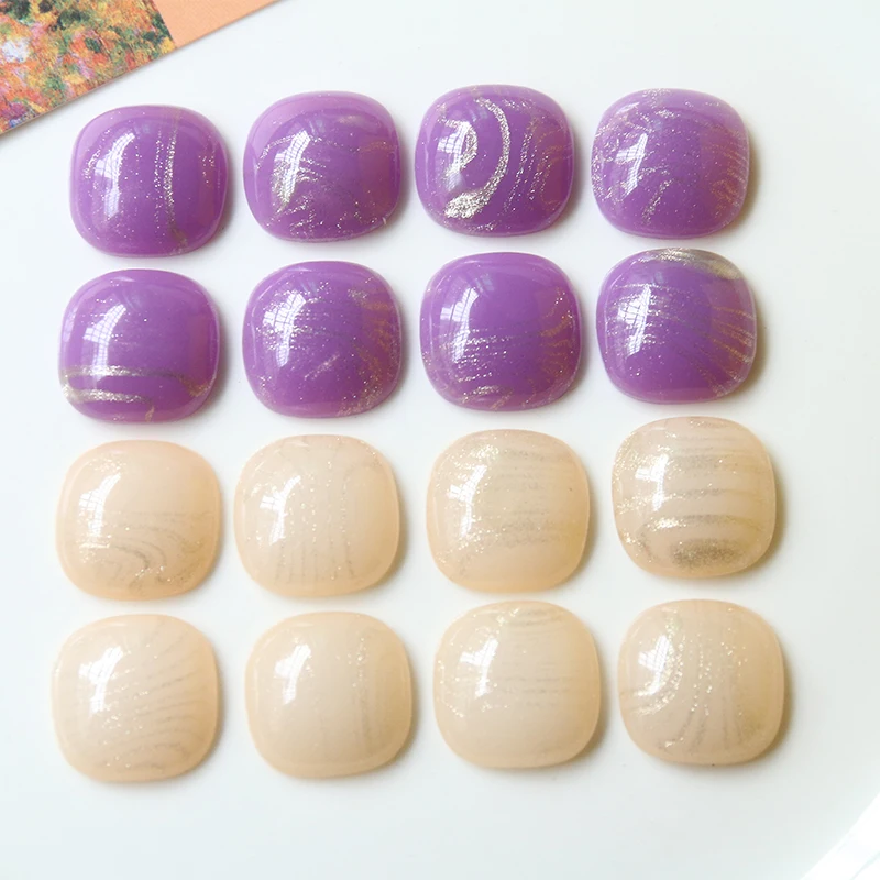 

Пластырь квадратный из смолы, аксессуары для ювелирных изделий, фурнитура для ювелирных изделий, подвеска «сделай сам», ручная работа, изго...