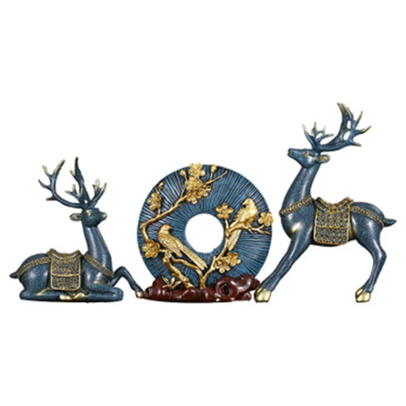 

ZOCDOU European Style Light Luxury TV Cabinet Wine Cabinet Home Furnishing Decoration Resin Crafts