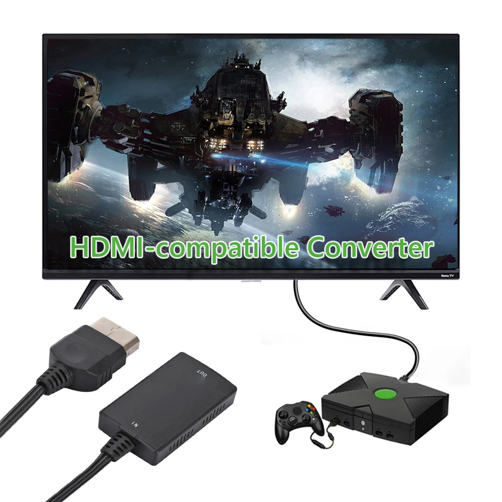 

Оригинальный адаптер-преобразователь 1080P ABS для XBOX и HDMI-совместимый с HDTV