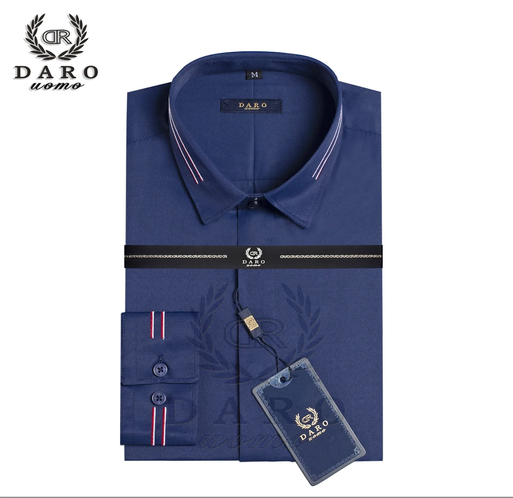 Camisa мужские рубашки с длинными рукавами, мужская рубашка, брендовая одежда, повседневная, приталенная, Camisa, в полоску, Masculina Chemise Homme DR850