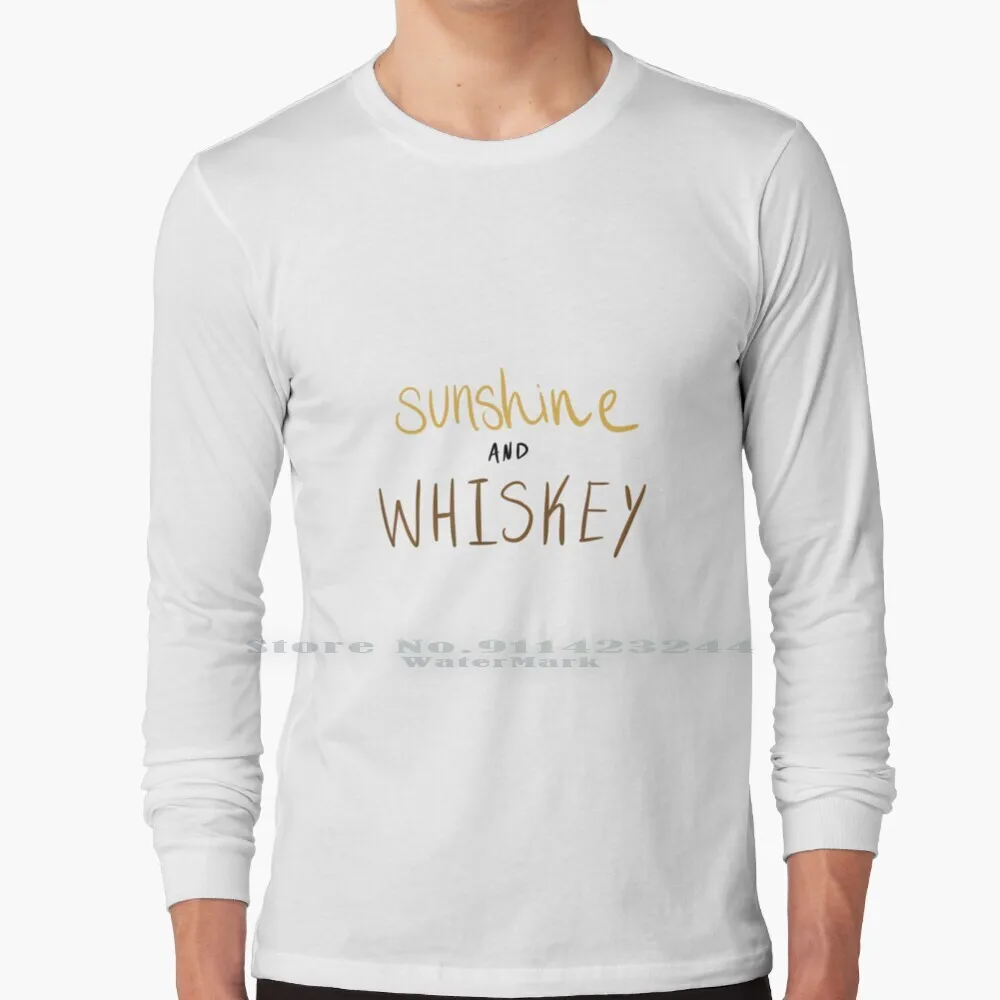Sunshine And Whiskey Long Sleeve T Shirt Tee Sunshine And Whiskey Tim Morgan Wallen Country Music Luke Colmbs Luke
