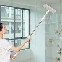telescopic glass cleaning brush multifunction mop for wash windows 360 rotating glass wiper household cleaning products