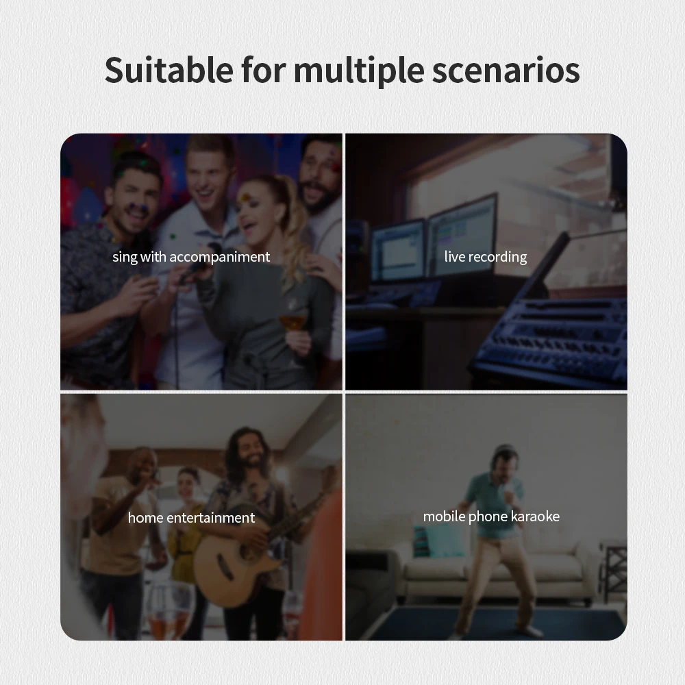 Микрофон для записи профессиональный студийный микрофон USB металлический