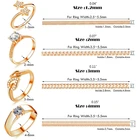 X7YA регулирующее кольцо Размер кольца защита затягивающее прозрачное кольцо регулирующий размер r свободные кольца спиральный редуктор 4 размера s