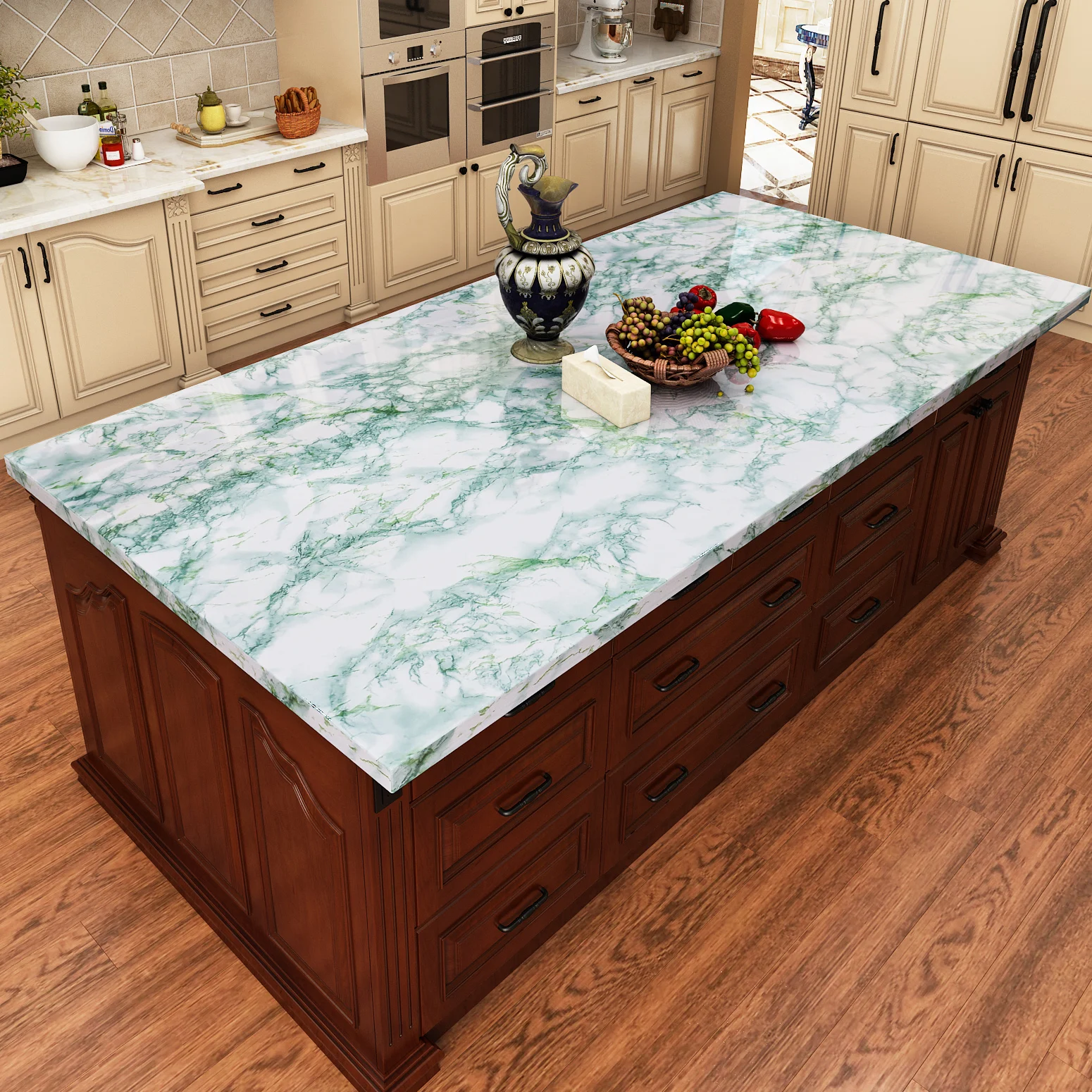 Виниловые самоклеящиеся обои с мраморной декоративной пленкой бумажные