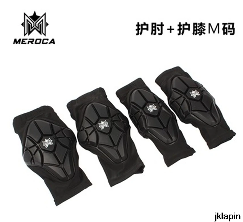 3-7years knee elbow MEROCA баланс велосипед Защита для катания на коньках Шестерня Набор налокотники раздвижные велосипед скейтборд лед роликовые коньки колено протектор - Цвет: 3-7years knee elbow