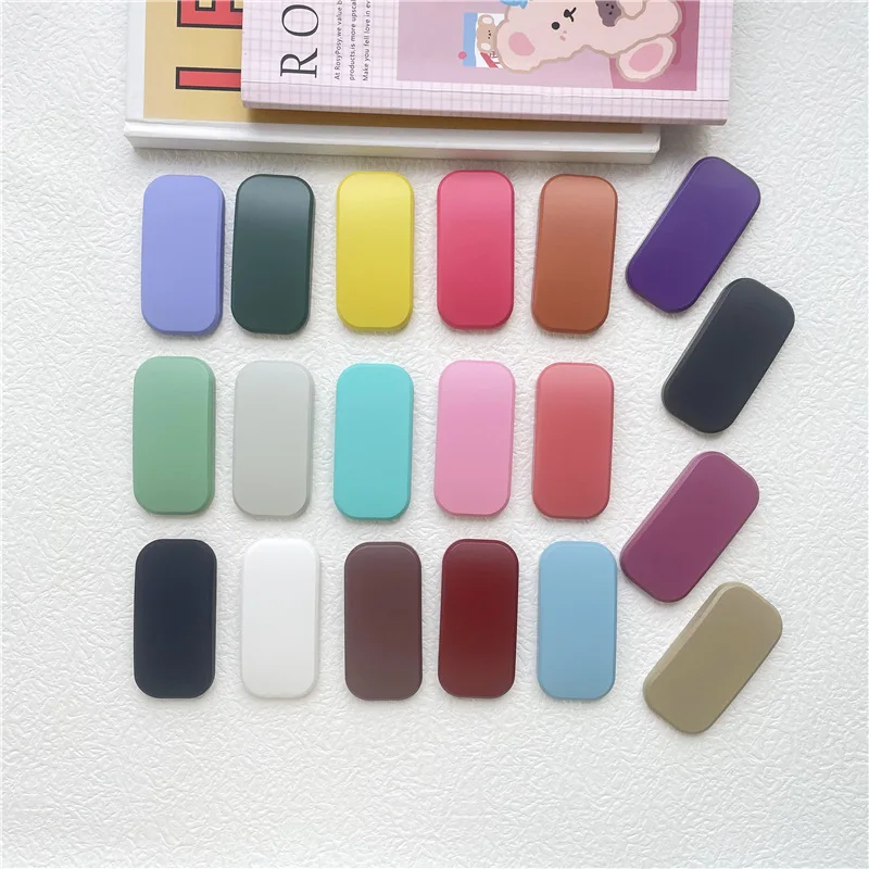 

2021 new luxury Ins Macaron solid color mobile phone holder finger holder suitable for iPhone Samsung mobile phone accessories