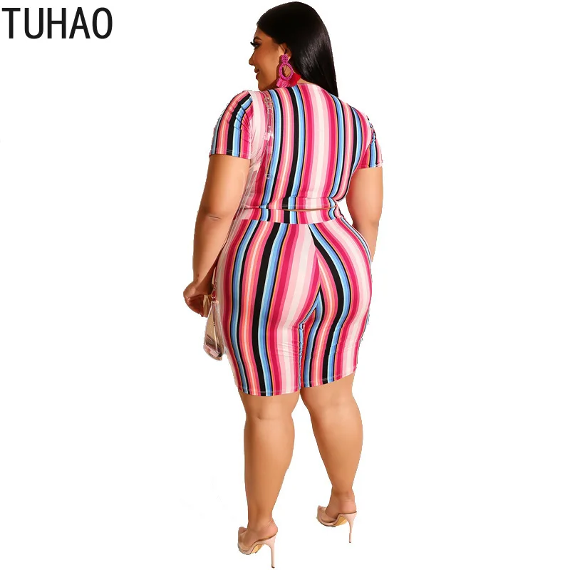 Женский спортивный костюм TUHAO уличная одежда большого размера 5XL 4XL 3XL комплект из