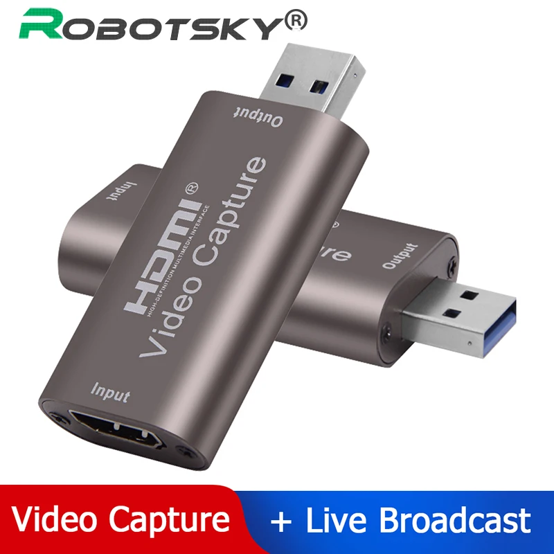 Новое высокое Скорость 1080P 60 Гц Карта видеозахвата USB 3 0 HDMI видео записи коробка