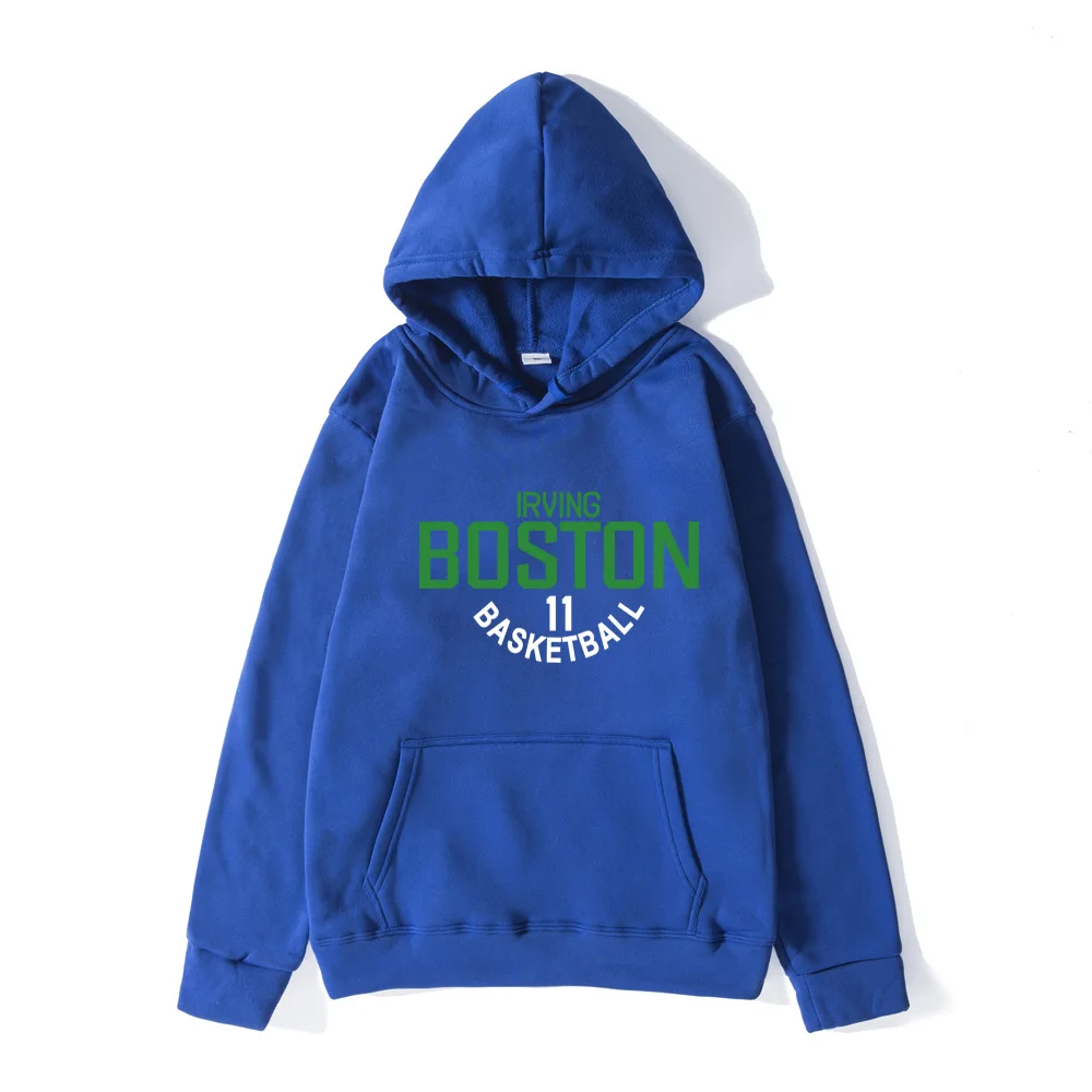 

2021 trendy men's Hoodie Boston Celtic No.11 basketball shirt men's Fleece Sweatshirt