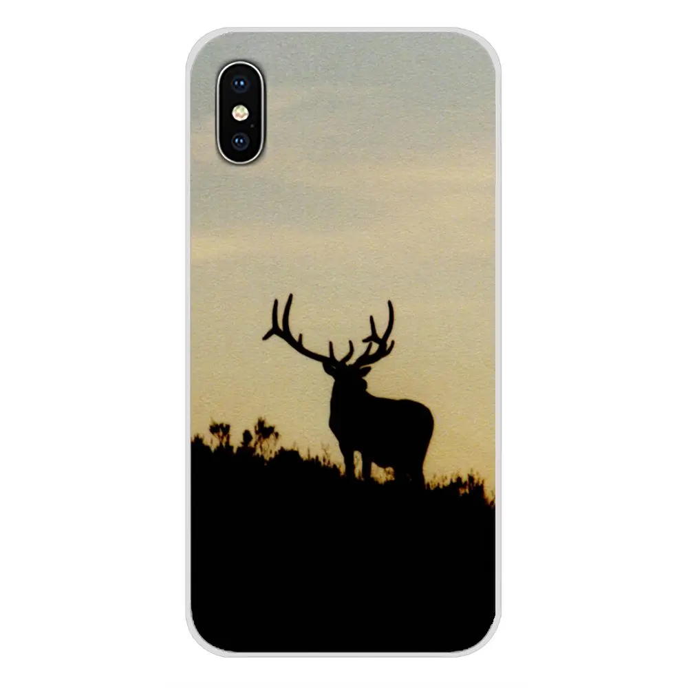 images 4 Для Apple IPhone X XR XS 11Pro MAX 4S 5s 5C SE 6S 7 8 Plus ipod touch 5 6 Browning для охоты на оленя ГОЛОВА ТПУ прозрачные чехлы - Цвет: images 4