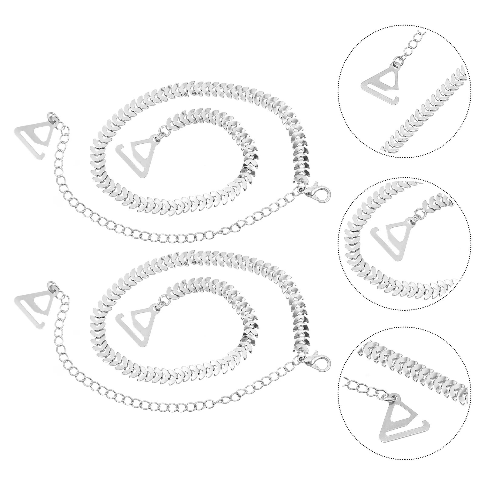 

1 Pair Party Wedding Dress Straps Single Row Underwear Straps