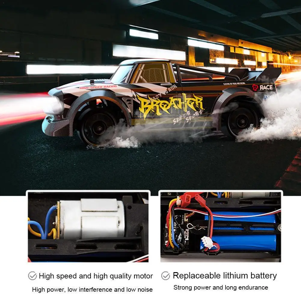 Ud-1601 Flat Running High-speed Car 1/16 2.4g 4wd Drift Remote Stunt Tracked Control Racer Four-wheel Drive Off-road Truck W1J5