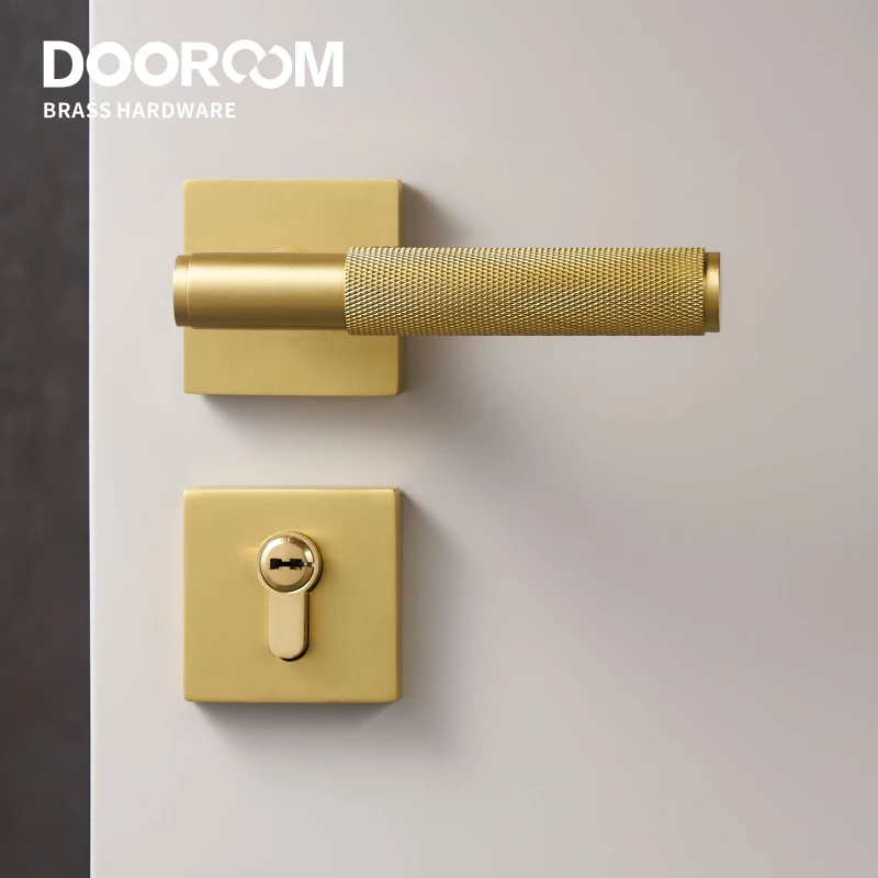 Dooroom латунная дверная вязанная ручка набор современный Interiror спальня ванная