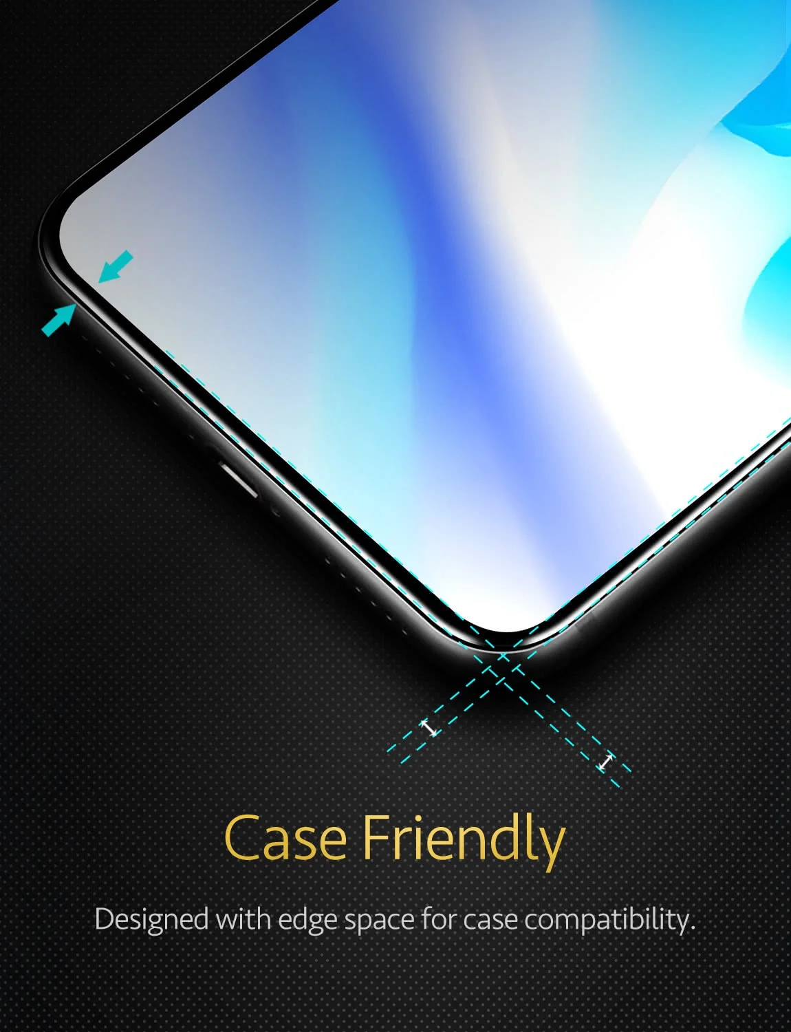 Закаленное стекло ESR для iPhone X XS XR Max 3X прочная защитная пленка экрана стеклянный