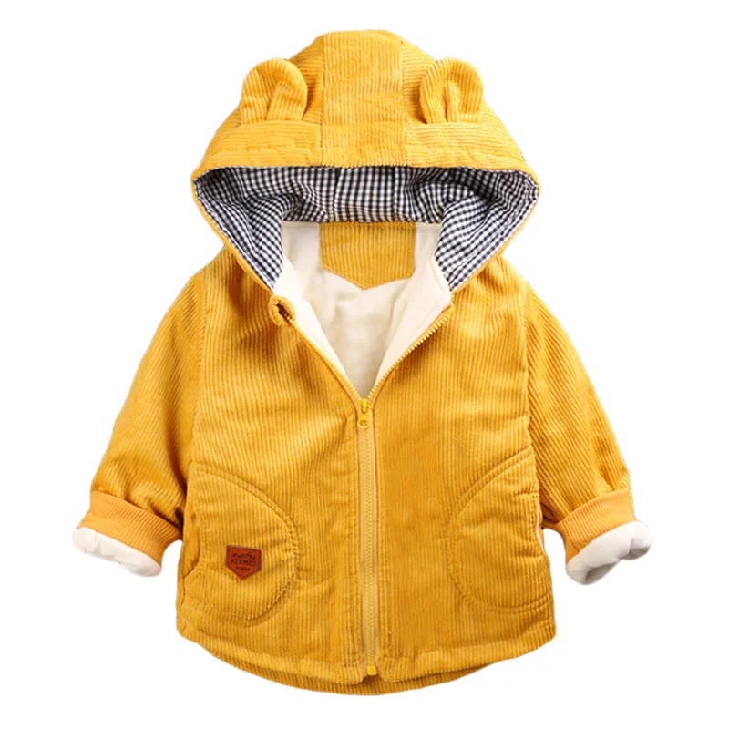 HS Baby Girls Coat Fashion Kids Boys Jacket 2022 Winter Infant Coat Children Warm Cotton Outerwear Newborn Jacket For Baby