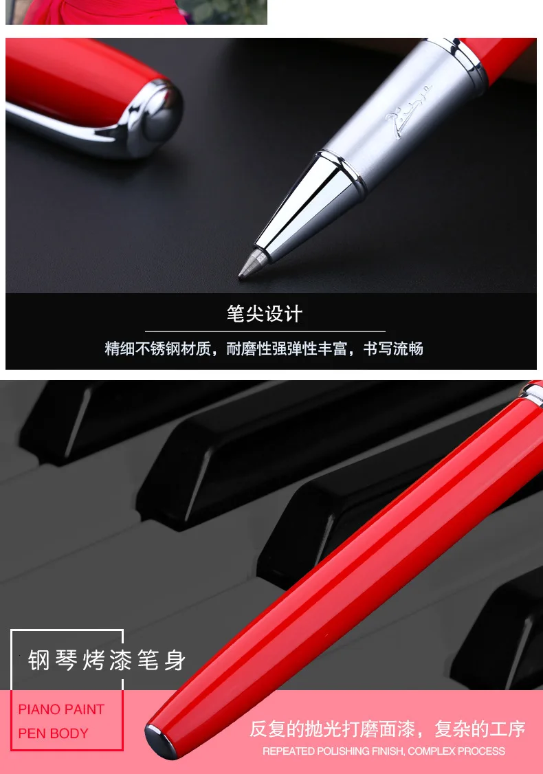 Роскошная металлическая ручка Пикассо Шариковая ручка для бизнеса stylo pennen boligrafos kugelschreiber canetas penna kalem ручки для письма 3721