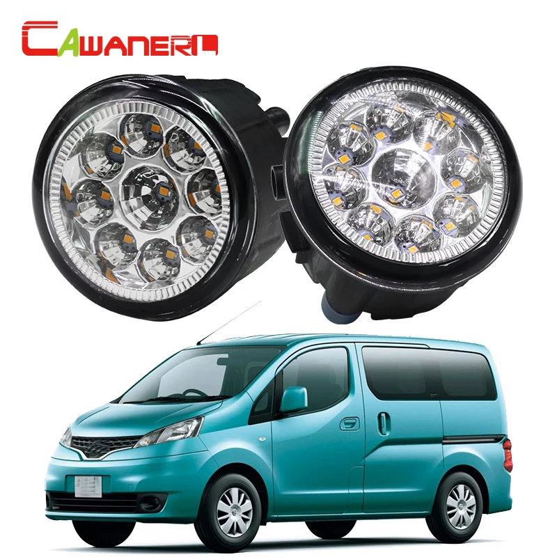 Cawanerl автомобиля левый + правый туман светильник светодиодный дневного света для