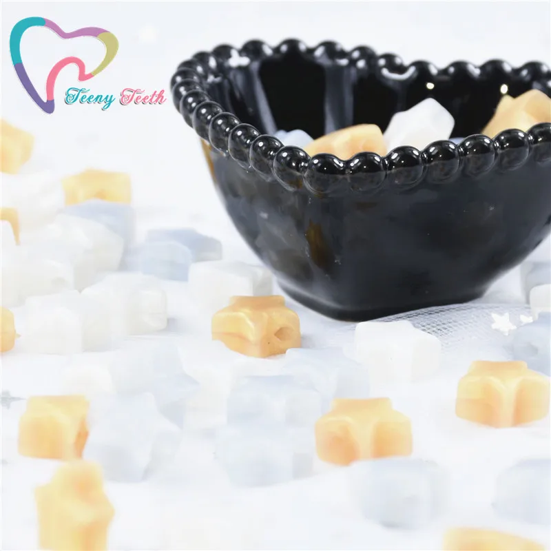 50 шт. силиконовые бусины-прорезыватели для зубов | Украшения и аксессуары