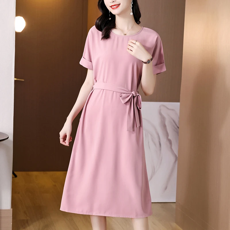 

Женское летнее платье COIGARSAM, новинка 2021, офисные женские платья с высокой талией, платья, Халат