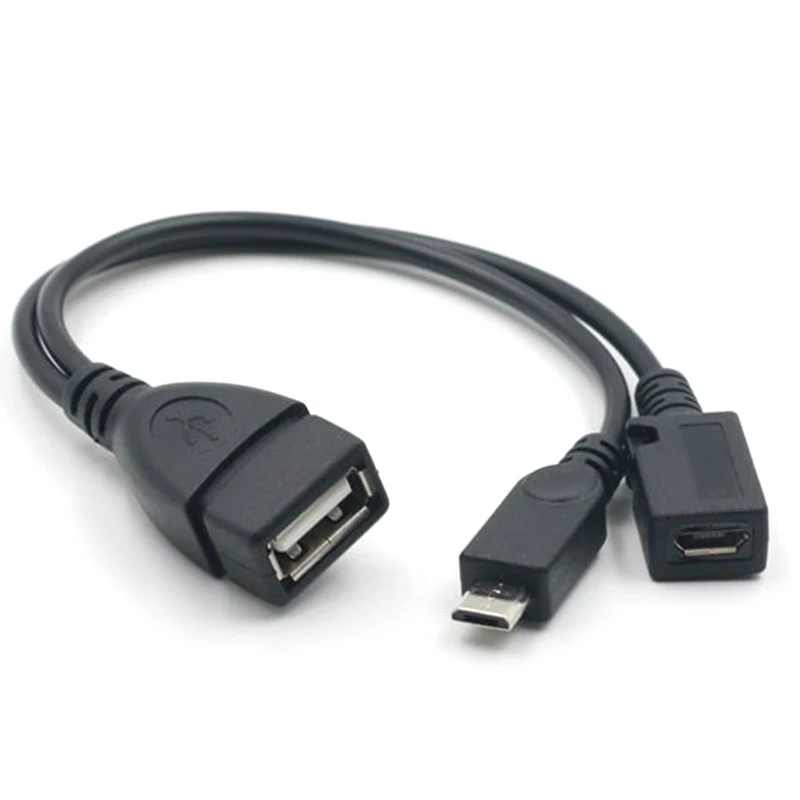 2 в 1 микро-OTG USB кабель Хост Мощность Y-образный разветвитель Usb адаптер к Micro