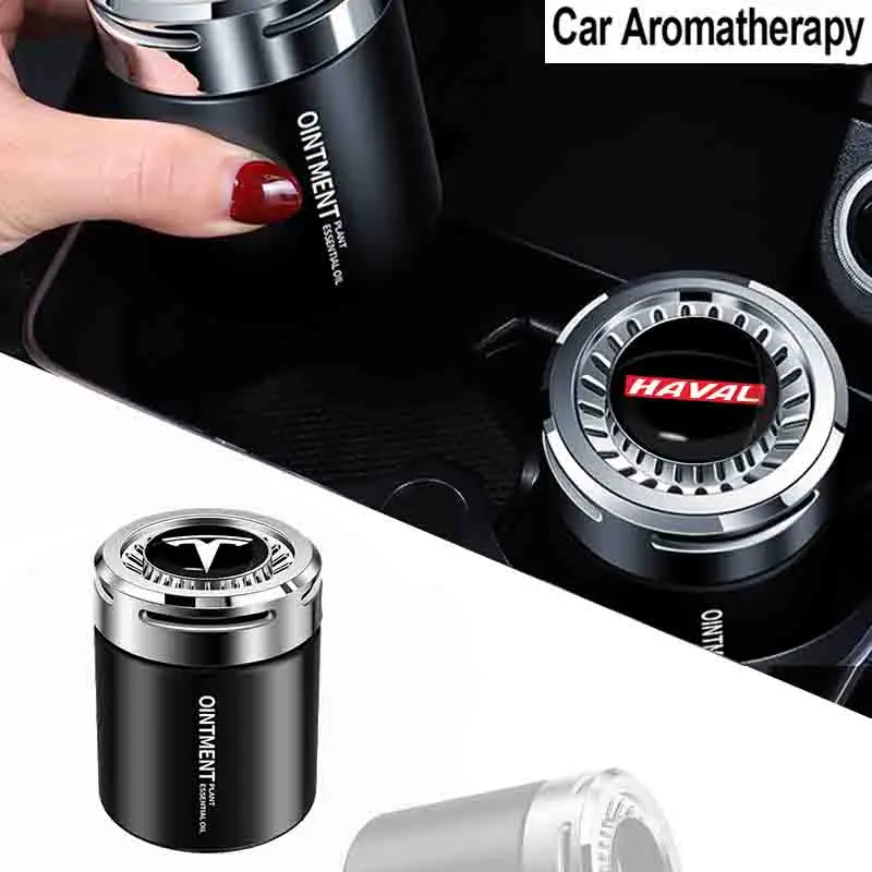 

1pc Car Logo Aroma Diffuser Air Freshener Solid Fragrance for Tesla Model S Model X Model Y Cybertruck Model 3 Model Y Interior