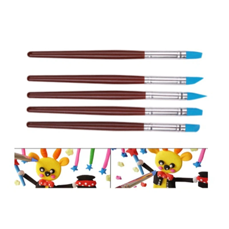 19 шт. полимерная глиняная скульптура набор инструментов деревянные модели