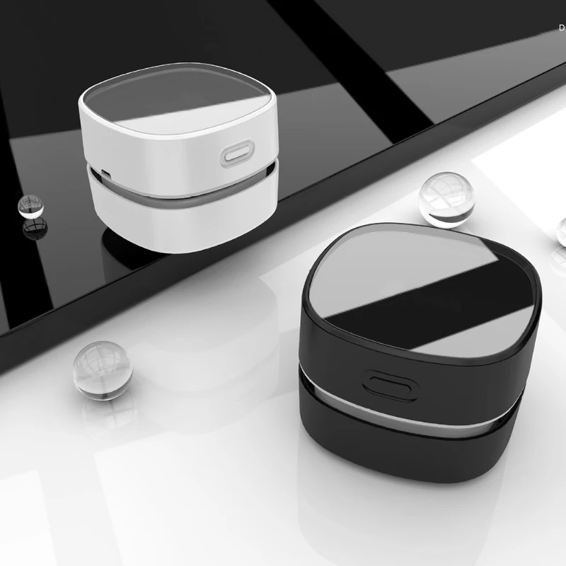 

Desktop Vacuum Cleaner Cordless&360 Rotatable Design USB Charging for Keyboard/Home/Office with Auto Power-off Function 40JB