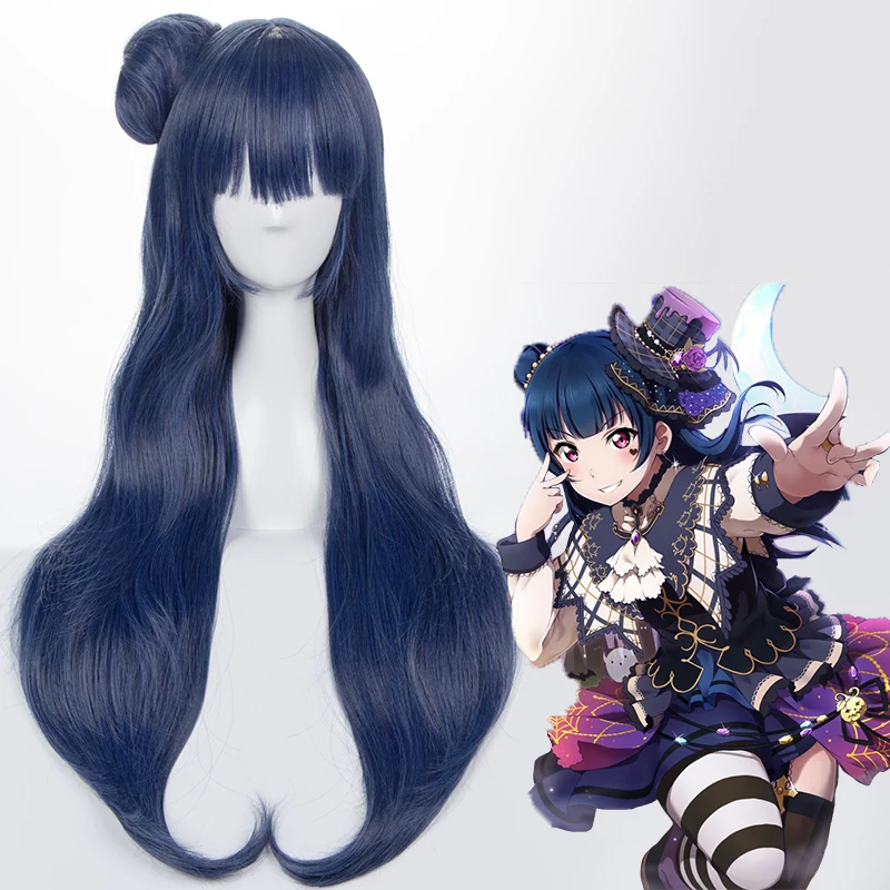 

Anime Love Live! Sunshine!! Cosplay Wigs Yoshiko Tsushima Cosplay Wig Heat Resistant Synthetic Wig Hair Halloween Party Wigs