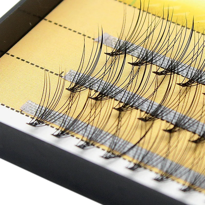 Профессиональные натуральные накладные ресницы Kimcci ручной работы 10D норковый
