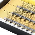 Натуральные длинные Индивидуальные Накладные ресницы Kimcci, кластер накладных ресниц, 60 пучковкоробка, для макияжа, норковые ресницы для наращивания