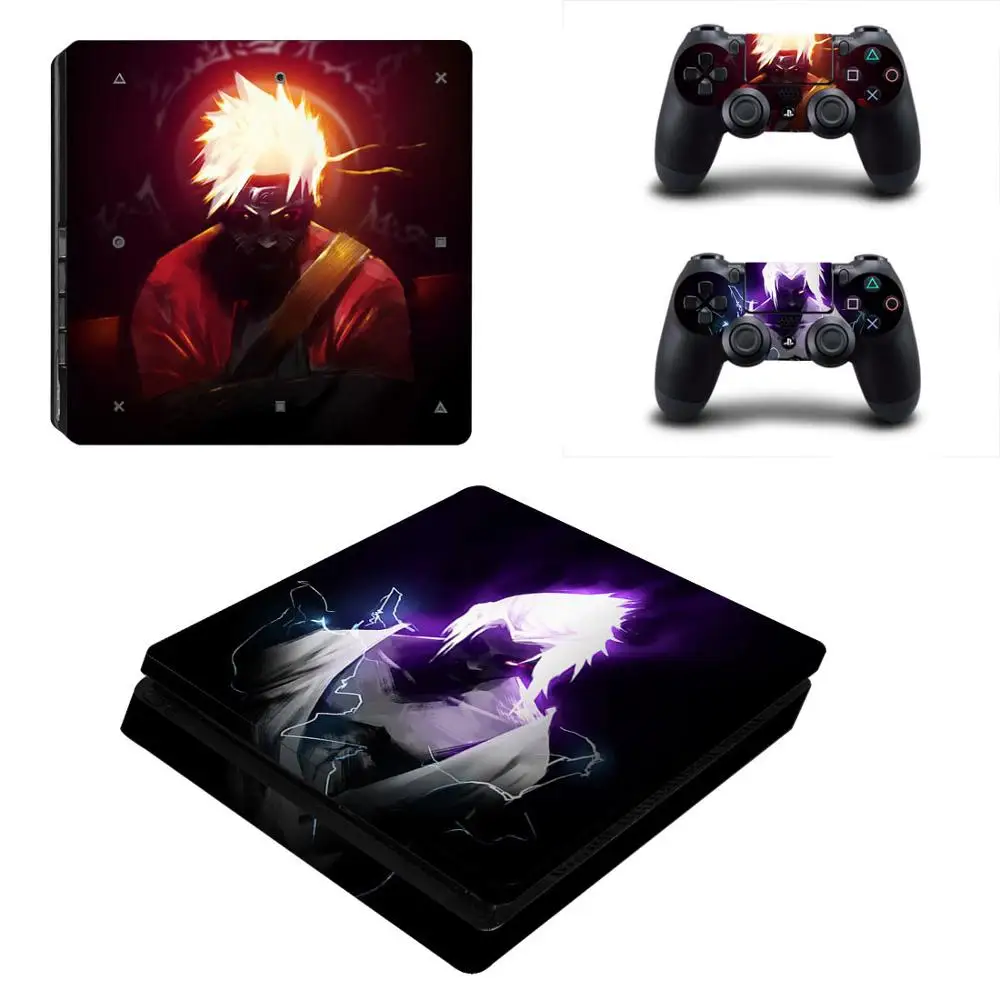 Наруто PS4 тонкая наклейка s PS 4 Play station Тонкая виниловая Pegatinas для playstation Slim консоль