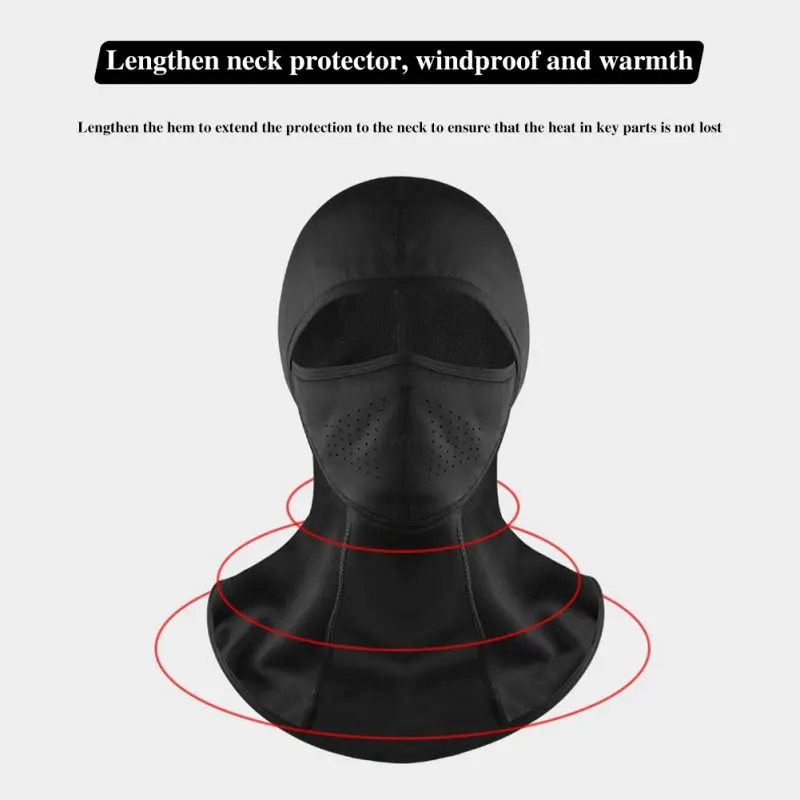 

Motorcycle Balaclava Full Face Cover Warmer Windproof Breathable Motorbike Motocross Cycling Biker Cycling Anti-UV Men Helmetuu