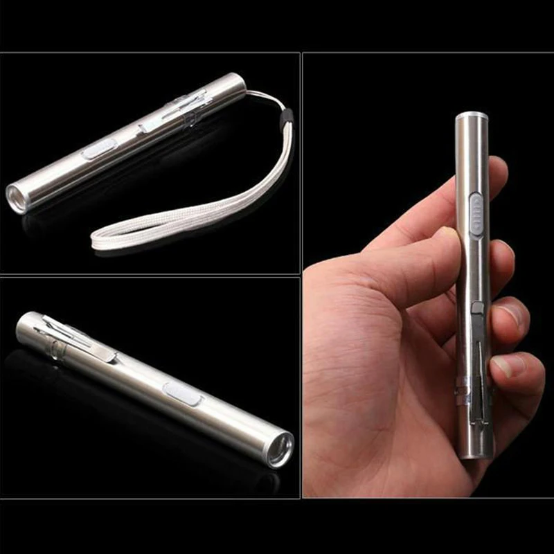

Portable USB Flashlight Rechargeable LED Medical Camping Flashlights HY99