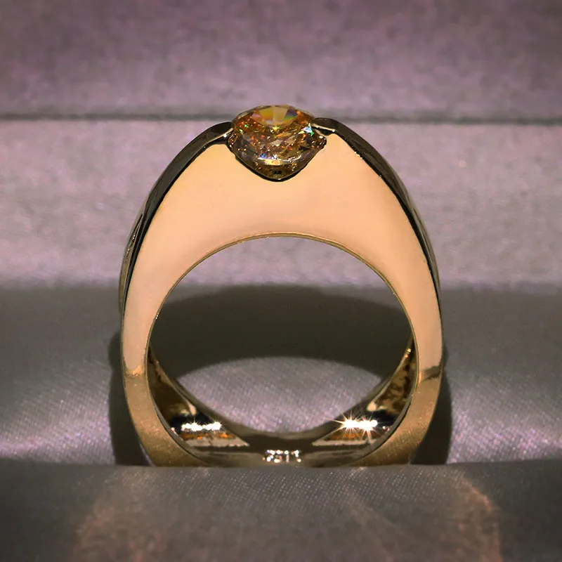 Кольцо обручальное из розового золота FFLACELL с фианитом 2020 | Украшения и аксессуары