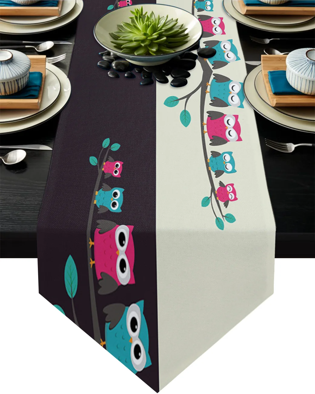 1 шт. мультфильм животных с милой совой в дневное и ночное время Настольная