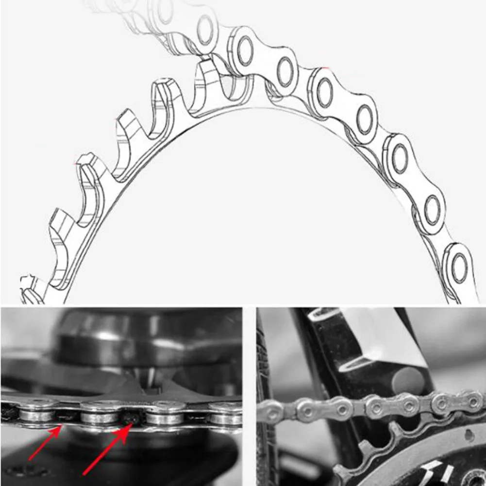 

MTB Chainring Narrow Parts Road Bike Round Wide 104BCD 32T 34T 36T 38T