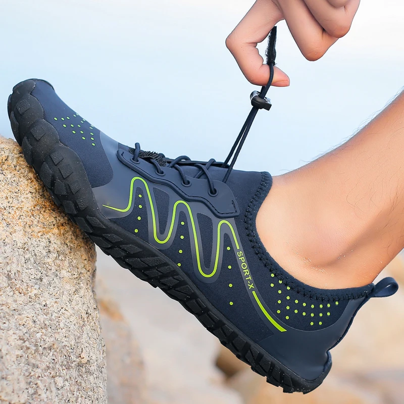 

Men Women Nonslip Seaside Water Shoes Quick Dry Elastic Beach Surfing Wading Shoe Outdoor Trekking Barefoot Footwear Aqua Shoes