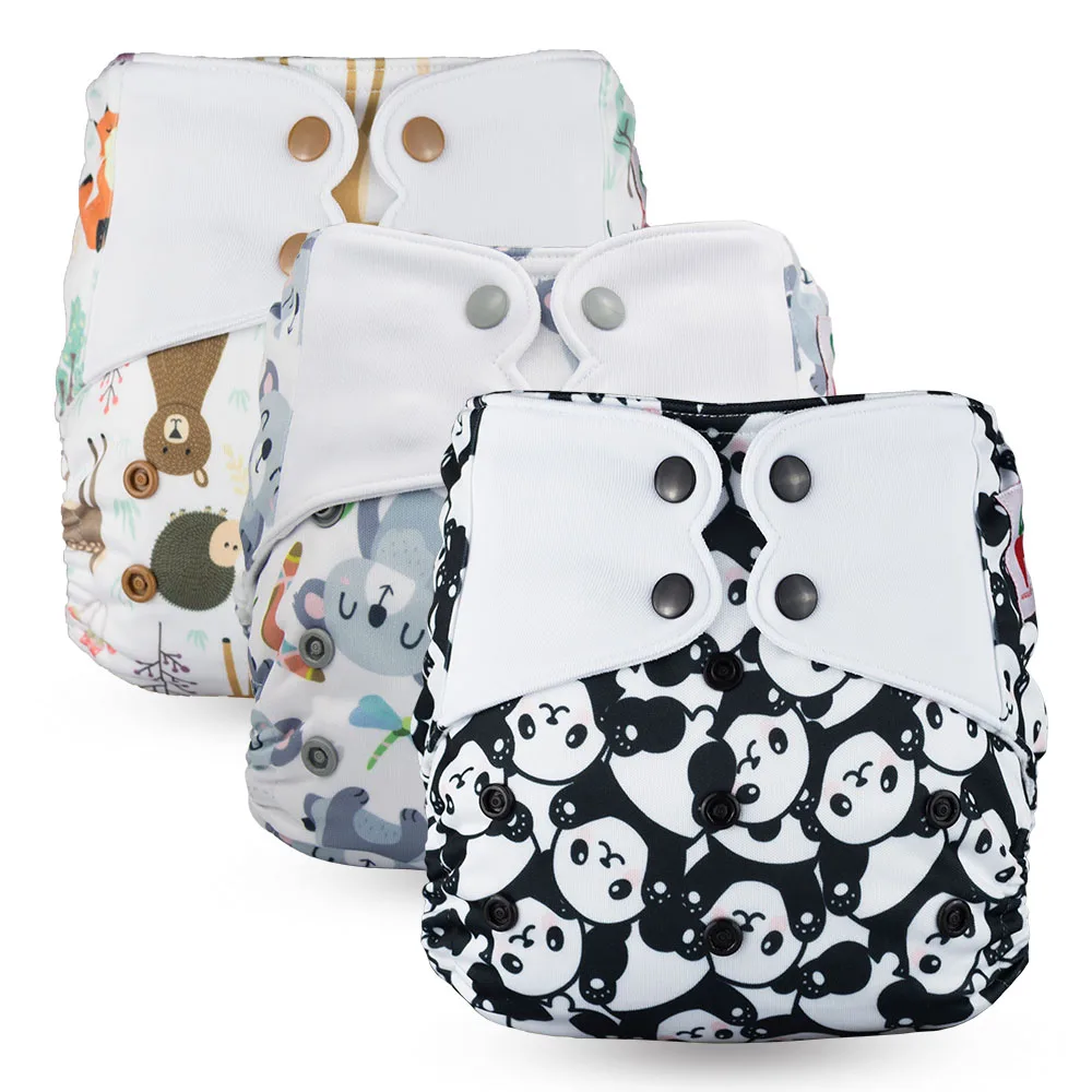 Подгузник Карманный для новорожденных Многоразовый моющийся тканевый подгузник