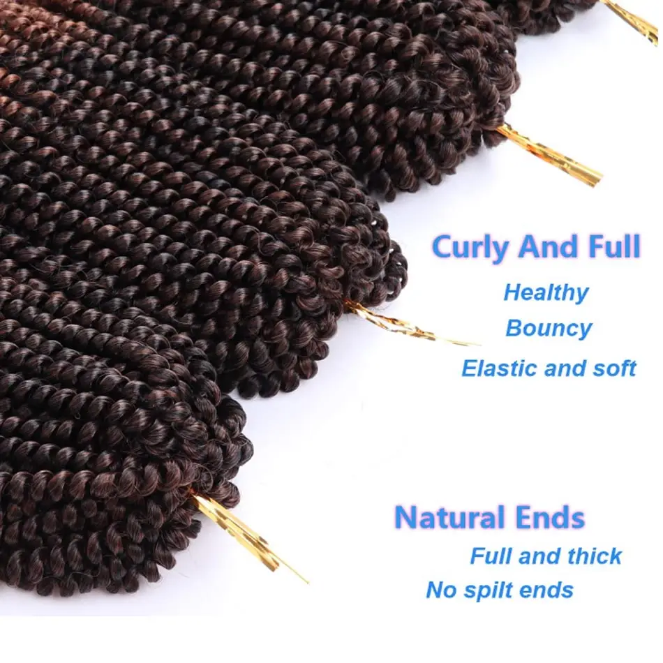 Пушистые весенние крученые волосы для наращивания черный коричневый бордовый