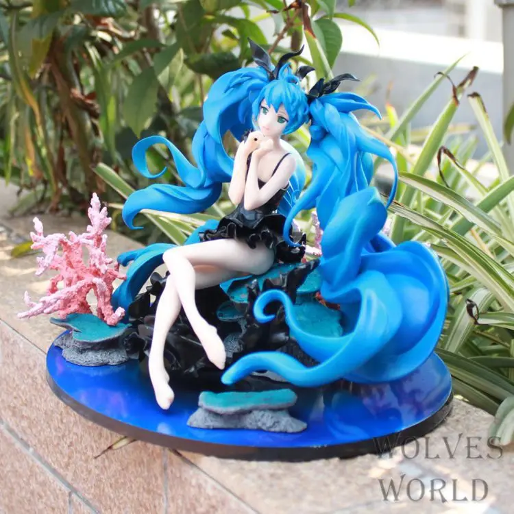 

Virtual singer Mi-ku Deep Sea Girl Anime figure statue Ornaments