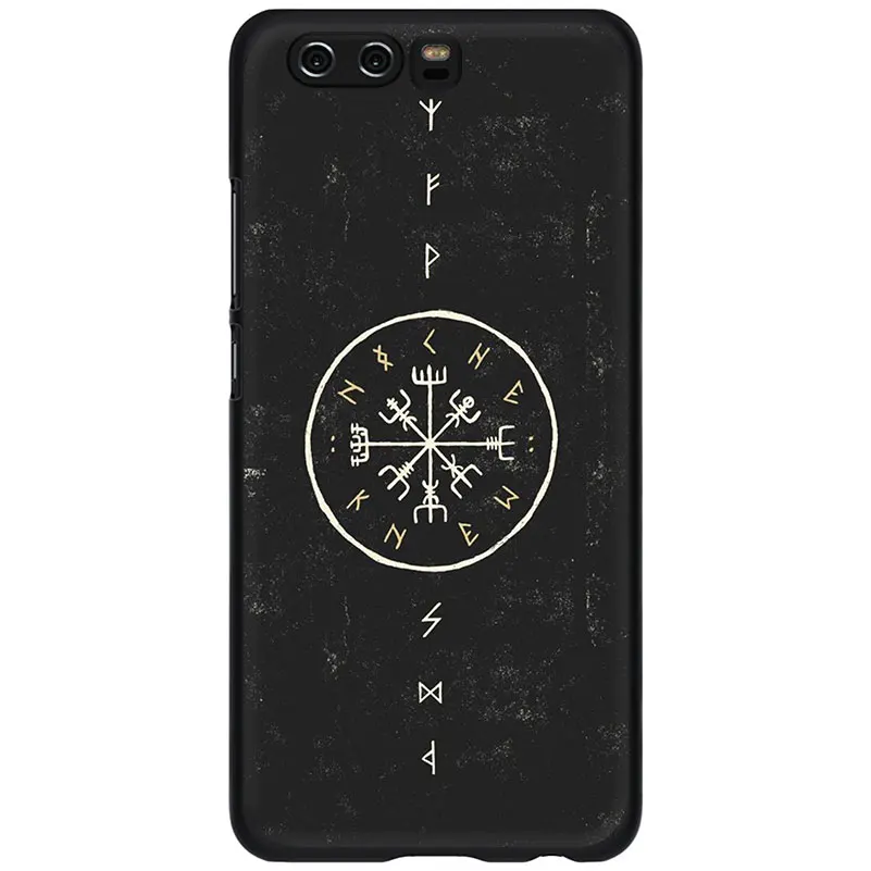 EWAU Viking Vegvisir Odin скандинавский мягкий чехол для телефона huawei Honor view 20 9X 6A 7A 7C 7X 8C 8X Pro 8 9 10 Lite - Цвет: B9